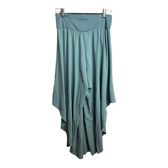 Halara Breezeful High Waisted Palazzo Flowy Wide Leg Pants in Mineral Blue M NWT - Picture 3 of 8